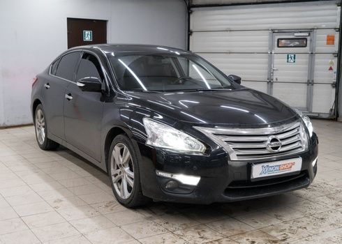 Замена штатных линз Nissan Teana (2014) на LED-модули