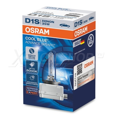 D1S Osram Cool Blue Advance - 66140CBA