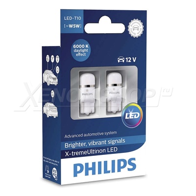 W5W Philips X-tremeUltinon LED 6000K - 127996000KX2