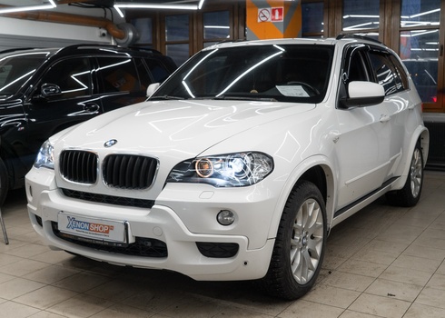 Замена линз и стекол фар BMW X5 (2009)