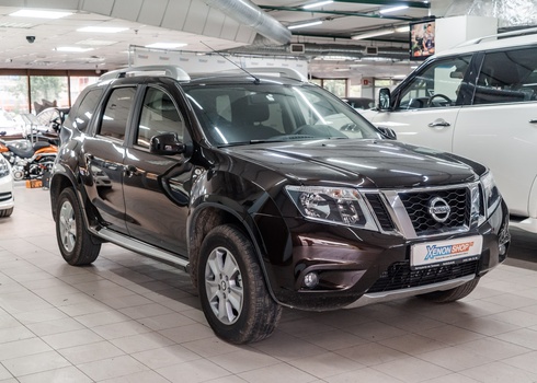 Тонировка задней полусферы Nissan Terrano