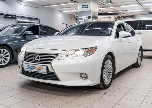 Замена ксеноновых линз в фарах Lexus ES