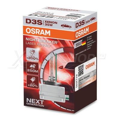 D3S Osram Xenarc Night Breaker Laser +200% - 66340XNL