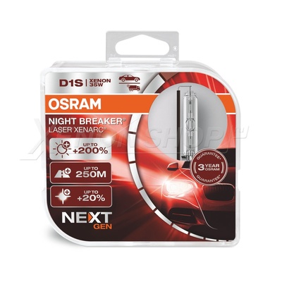 D1S Osram Xenarc Night Breaker Laser Next Gen +200% - 66140XNN-HCB