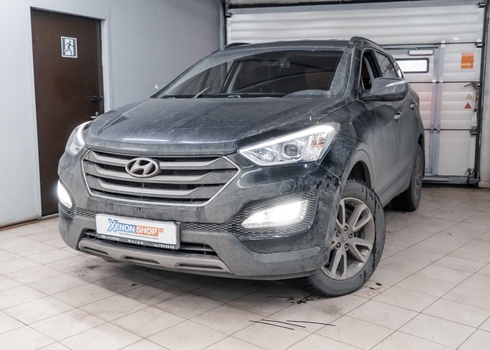 Замена ламп в ПТФ Hyundai Creta на LED