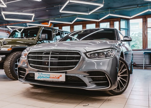 Устранение запотевания фары Mercedes-Benz S-класс W223