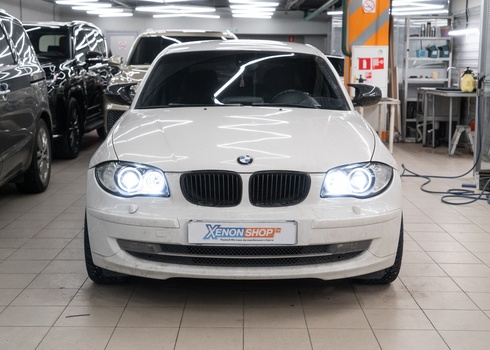 Замена линз и стекол фар BMW E87 (2011)