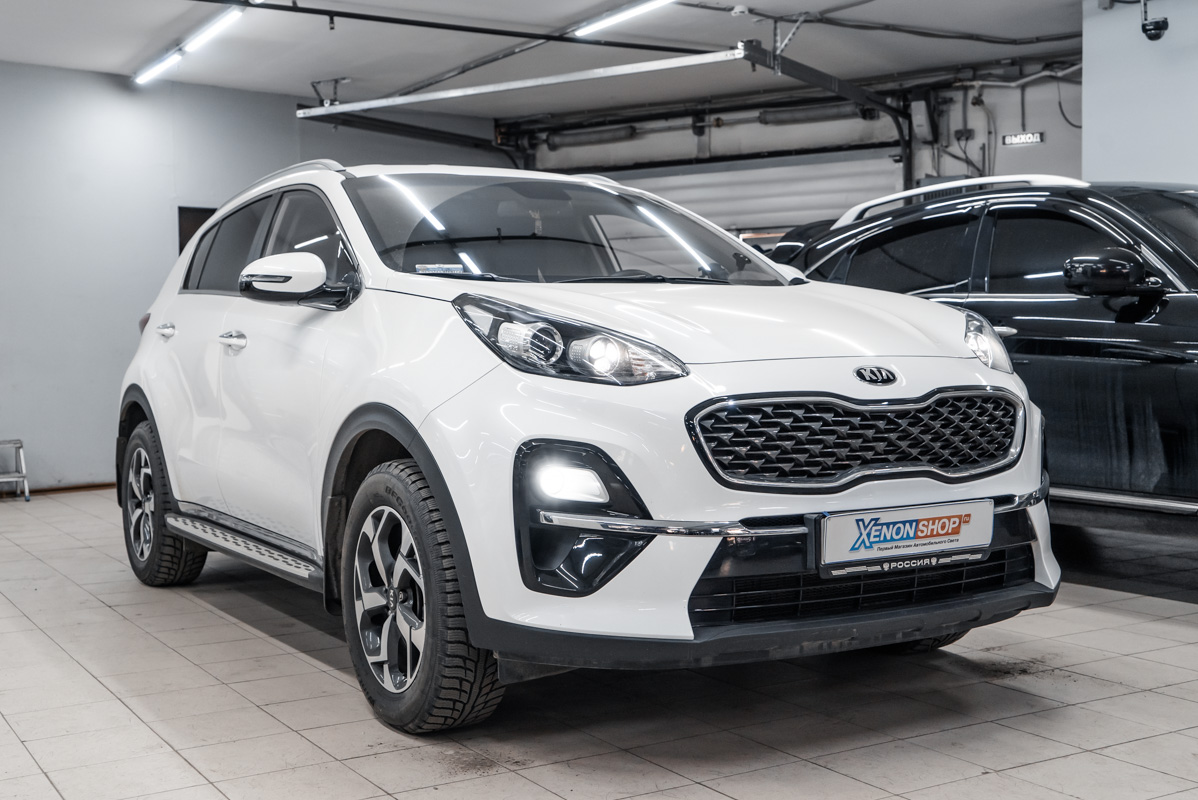 Kia sportage противотуманные фары