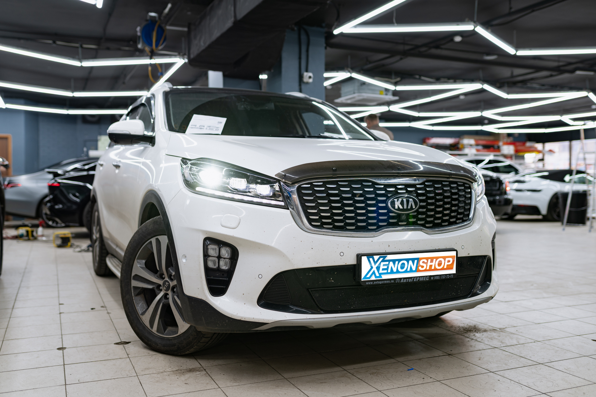 Устранение запотевания фары Kia Sorento Prime (2021)