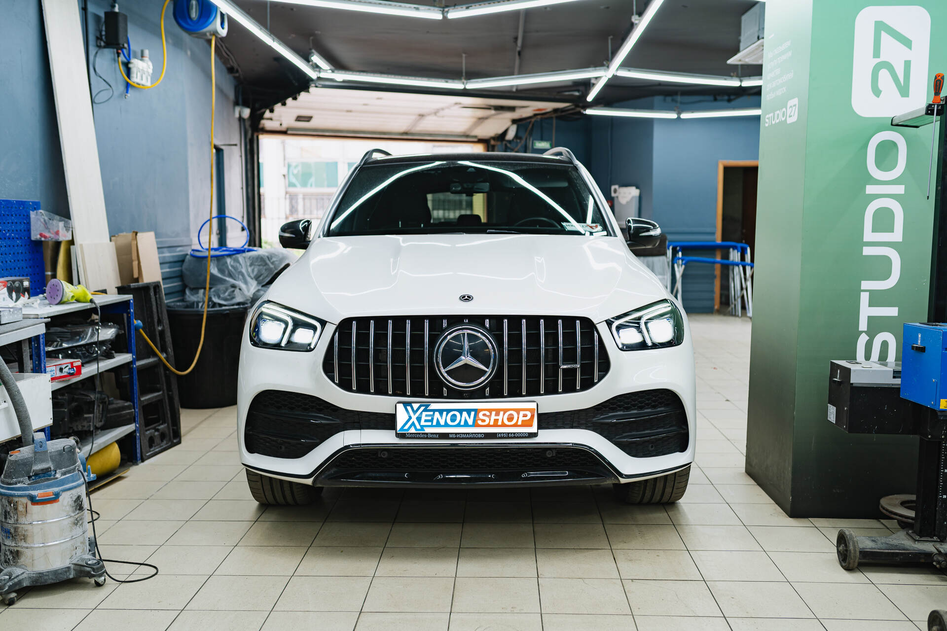 Устранение запотевания фары Mercedes-Benz GLE W167 (2021)