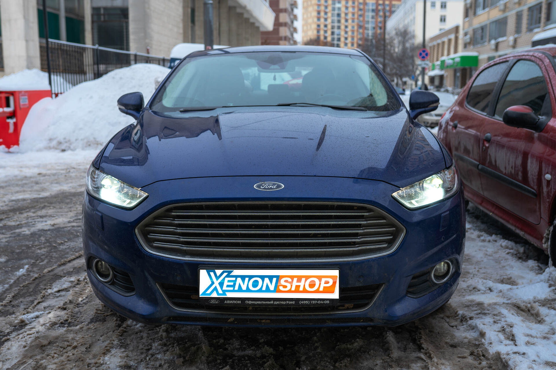 Замена линз Ford Mondeo V на светодиодные модули