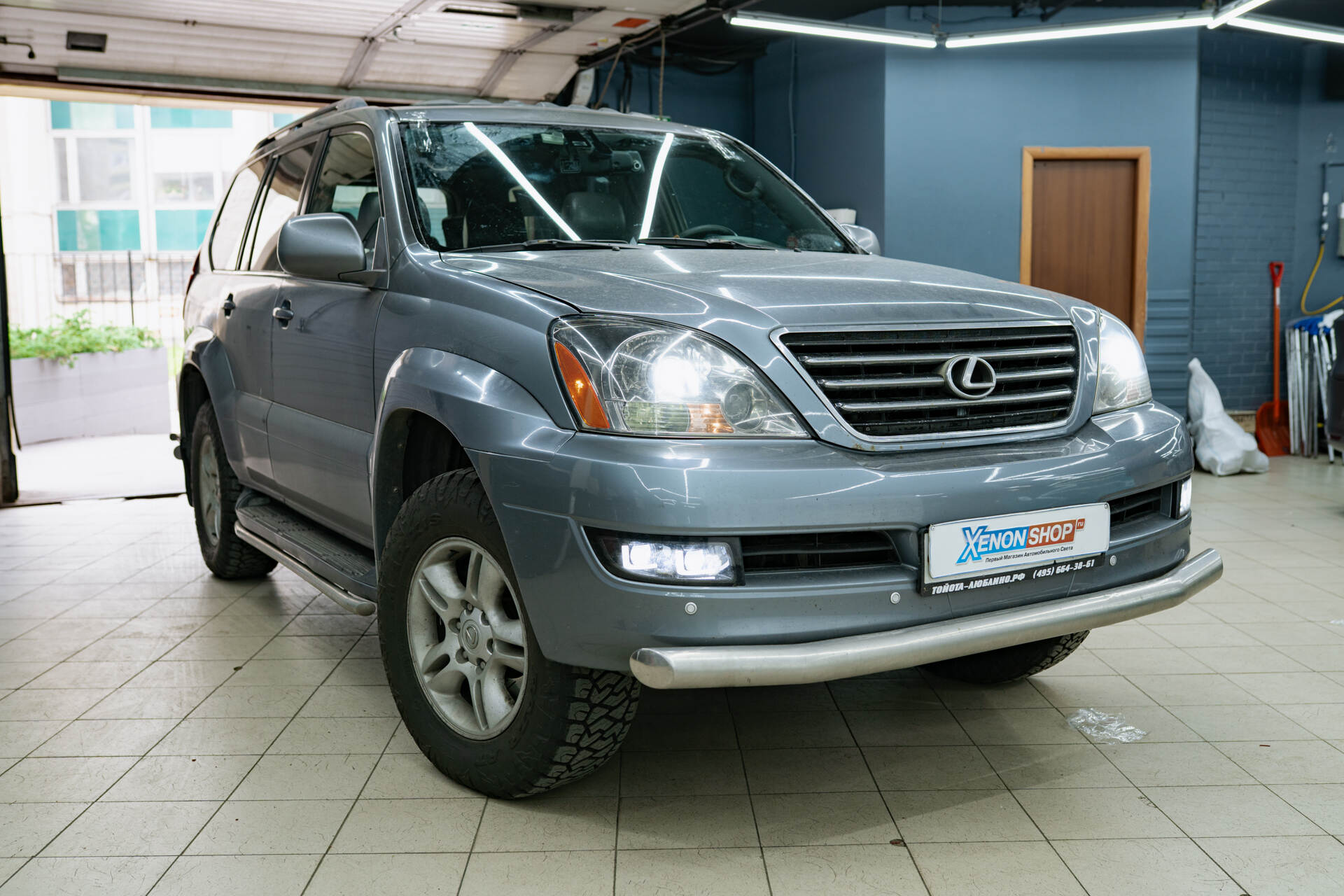 Замен ламп Lexus GX470 (2003) на новые LED-лампы