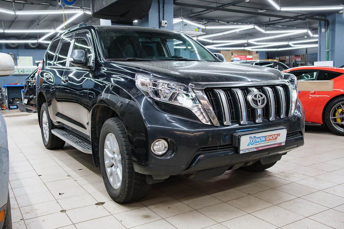 Замена линз в фарах Toyota Land Cruiser Prado 150