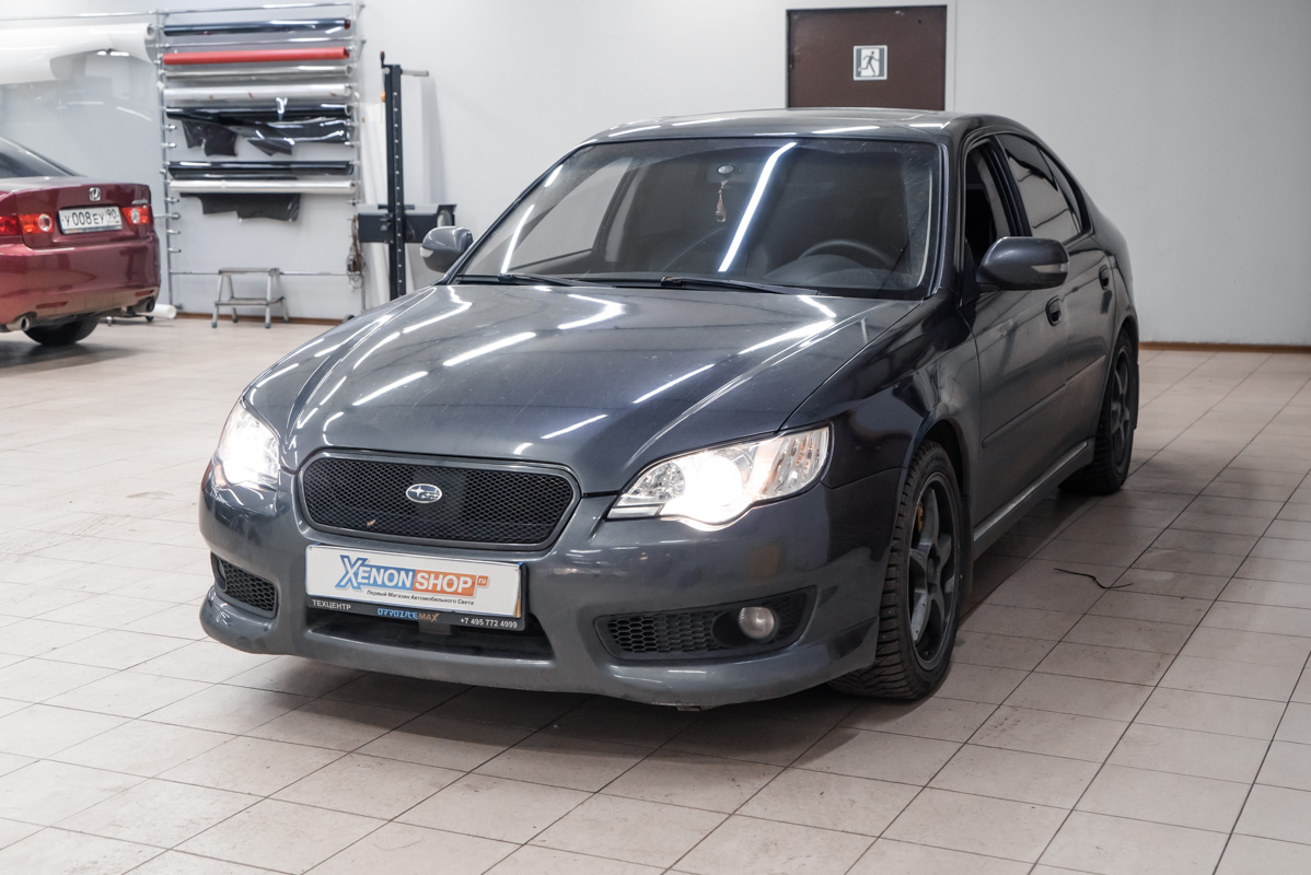 Замена штатных линз на Subaru Legacy (2008)