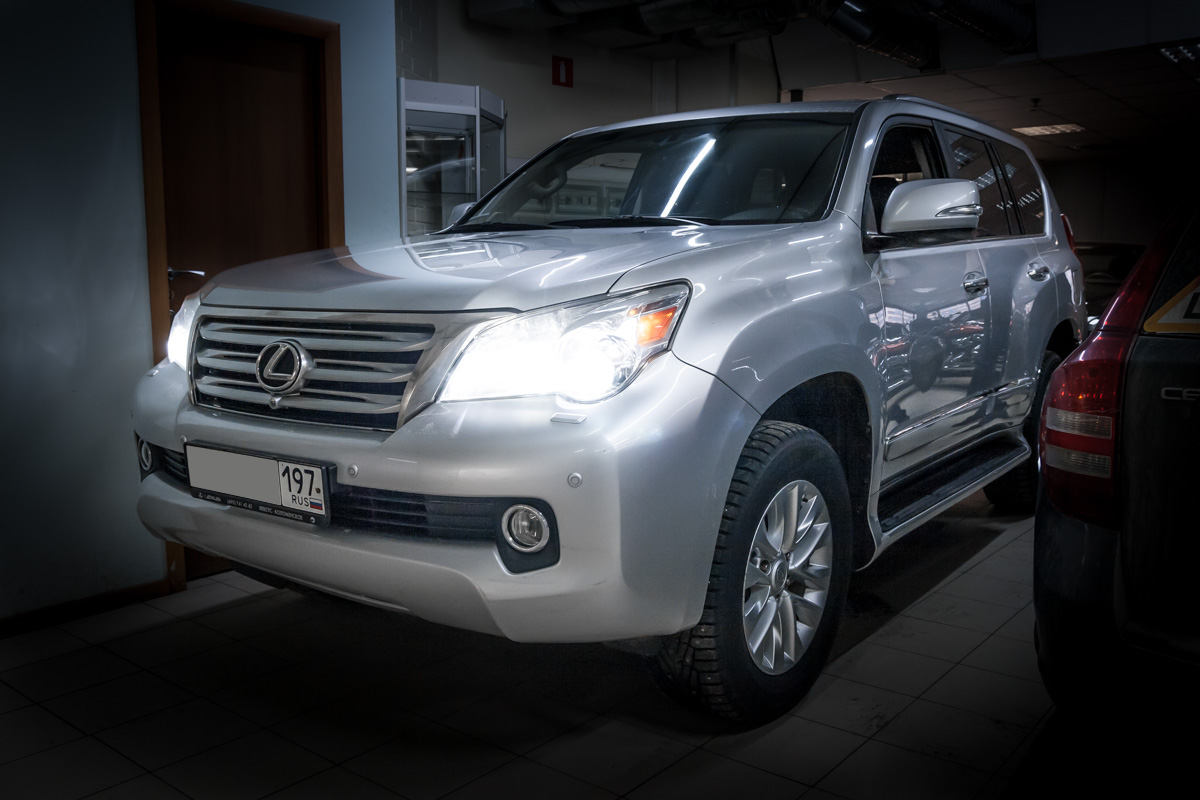 Как поменять лампочку в лексус gx 460