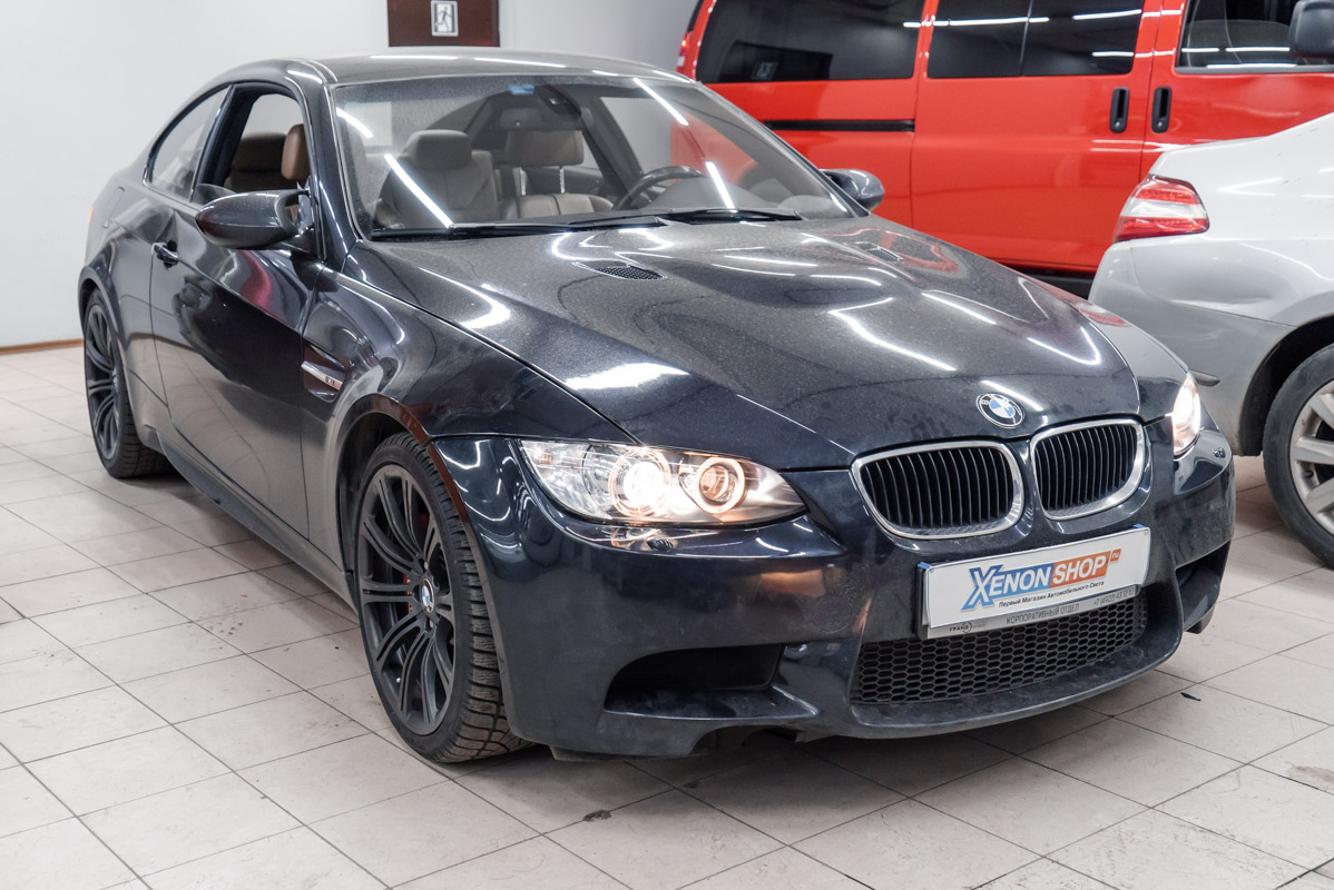 Замена линз и стёкол фар BMW M3 E92 (2011)