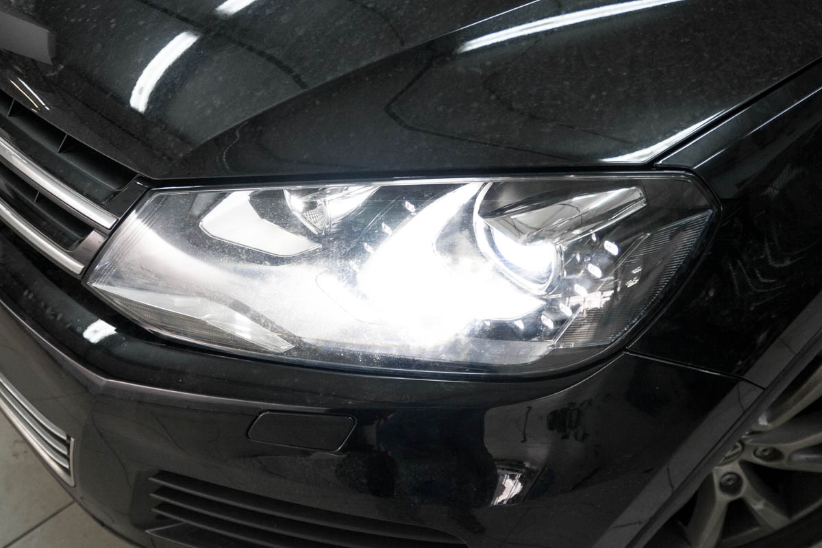 Как снять фару туарег нф Замена ксеноновых ламп Фольксваген Туарег НФ (Volkswagen Touareg NF) на штатный 