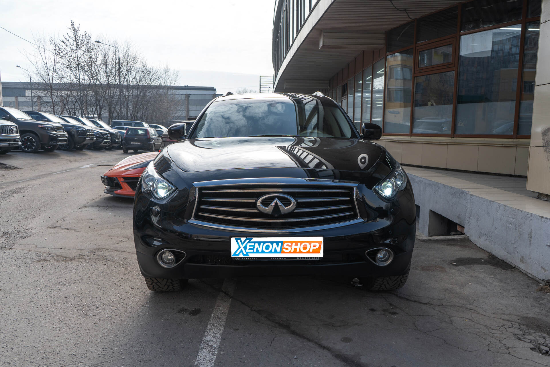 Замена линз Infiniti FX37 (2011) на LED-модули