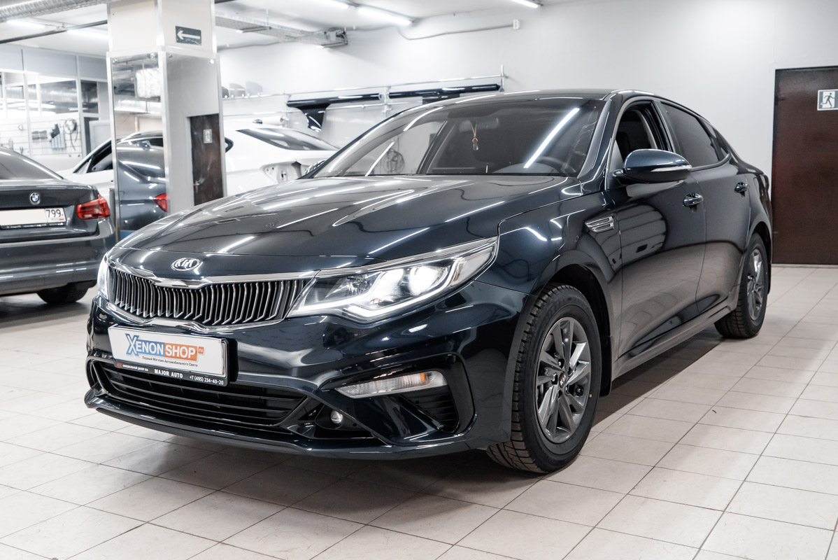Установка светодиодных ламп в фары КИА Оптима 4 (KIA Optima IV ...