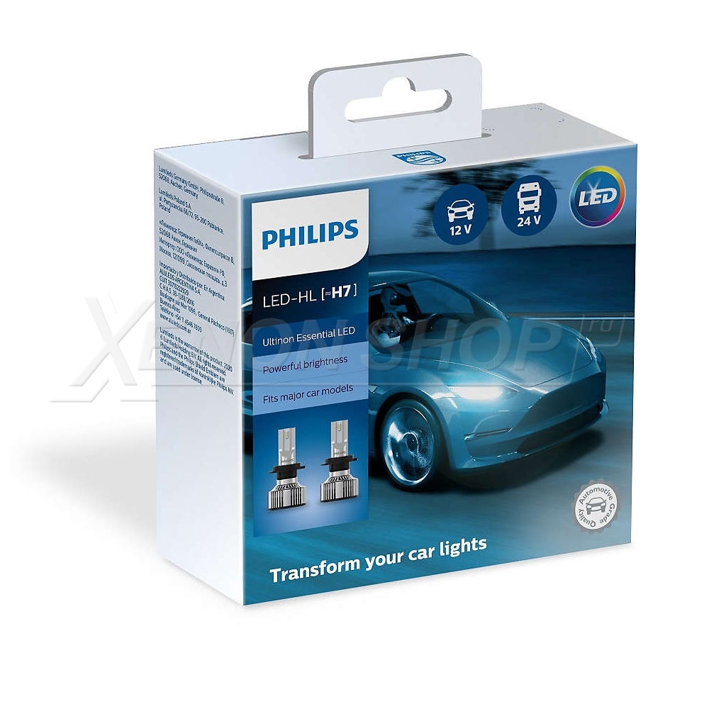 Автомобильные лампы h7 philips