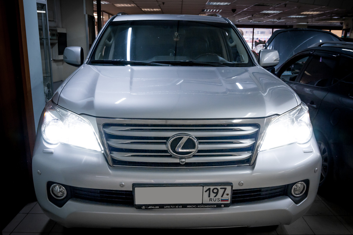 Как поменять лампочку в лексус gx 460