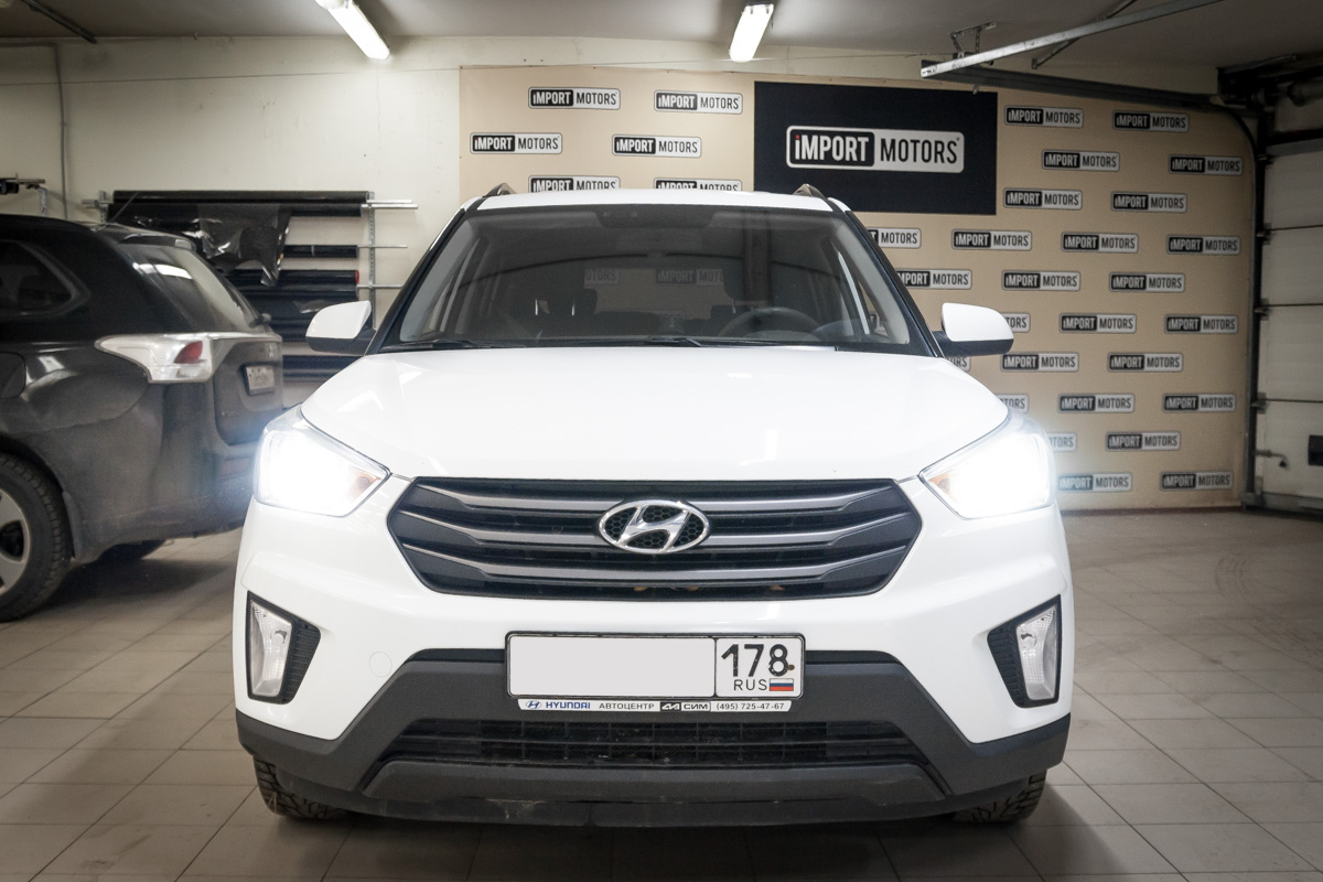 Свет hyundai creta. Лампы Hyundai Creta белого света. Хендай Крета фары. Хендай Крета с линзами. Creta Hyundai светодиодные линзы.