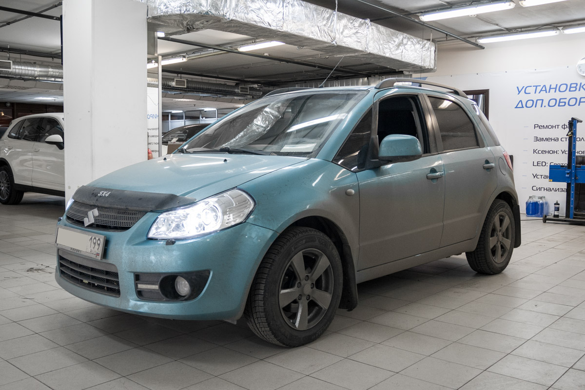 Вид авто со стороны после работы.
