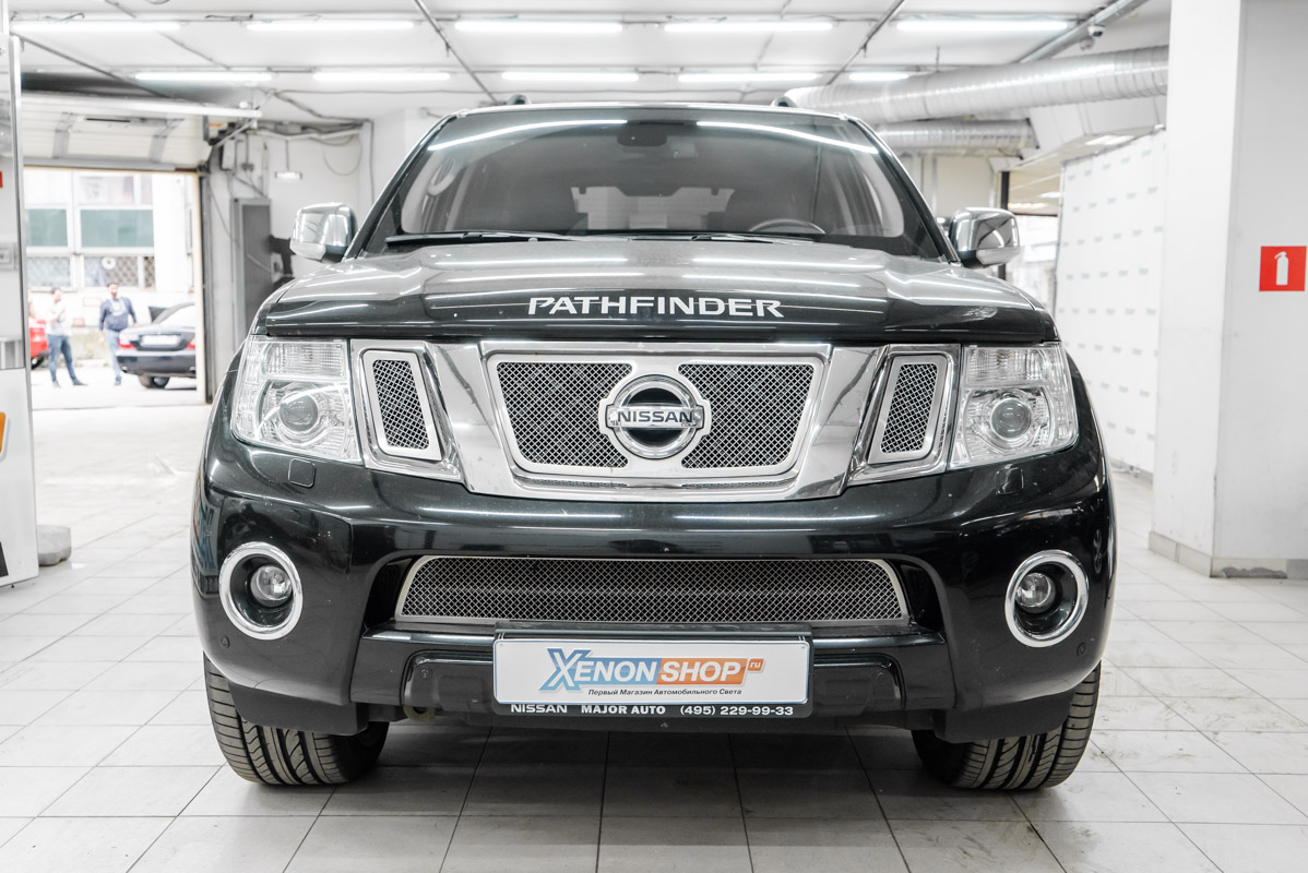 Фары ниссан патфайндер купить. Тюнинг фар Ниссан Патфайндер r51. Nissan Pathfinder r51 оптика. Передние фары на Ниссан Патфайндер r51. Тюнинг фар Pathfinder r51.