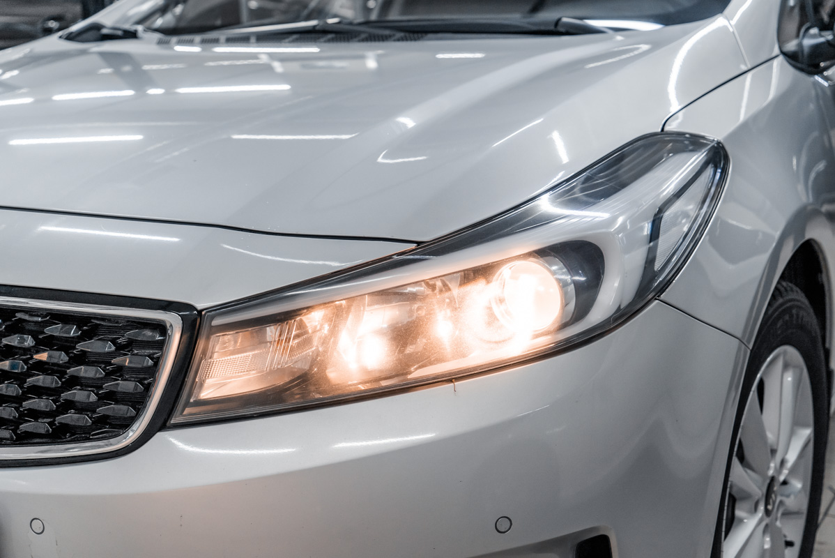Установка лампы h4 cerato 3