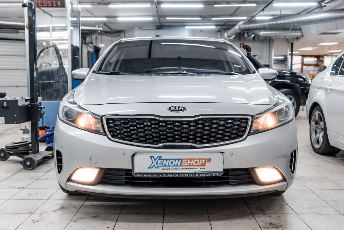 Установка лампы h4 cerato 3