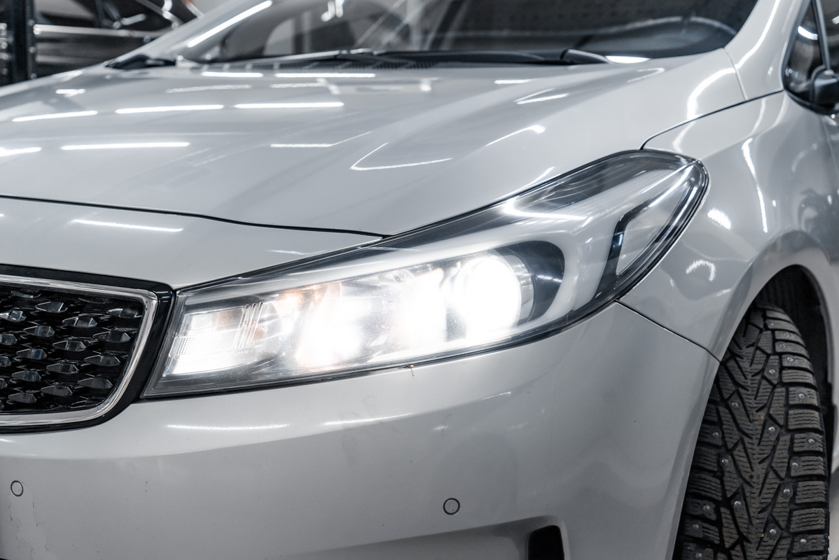 Установка лампы h4 cerato 3