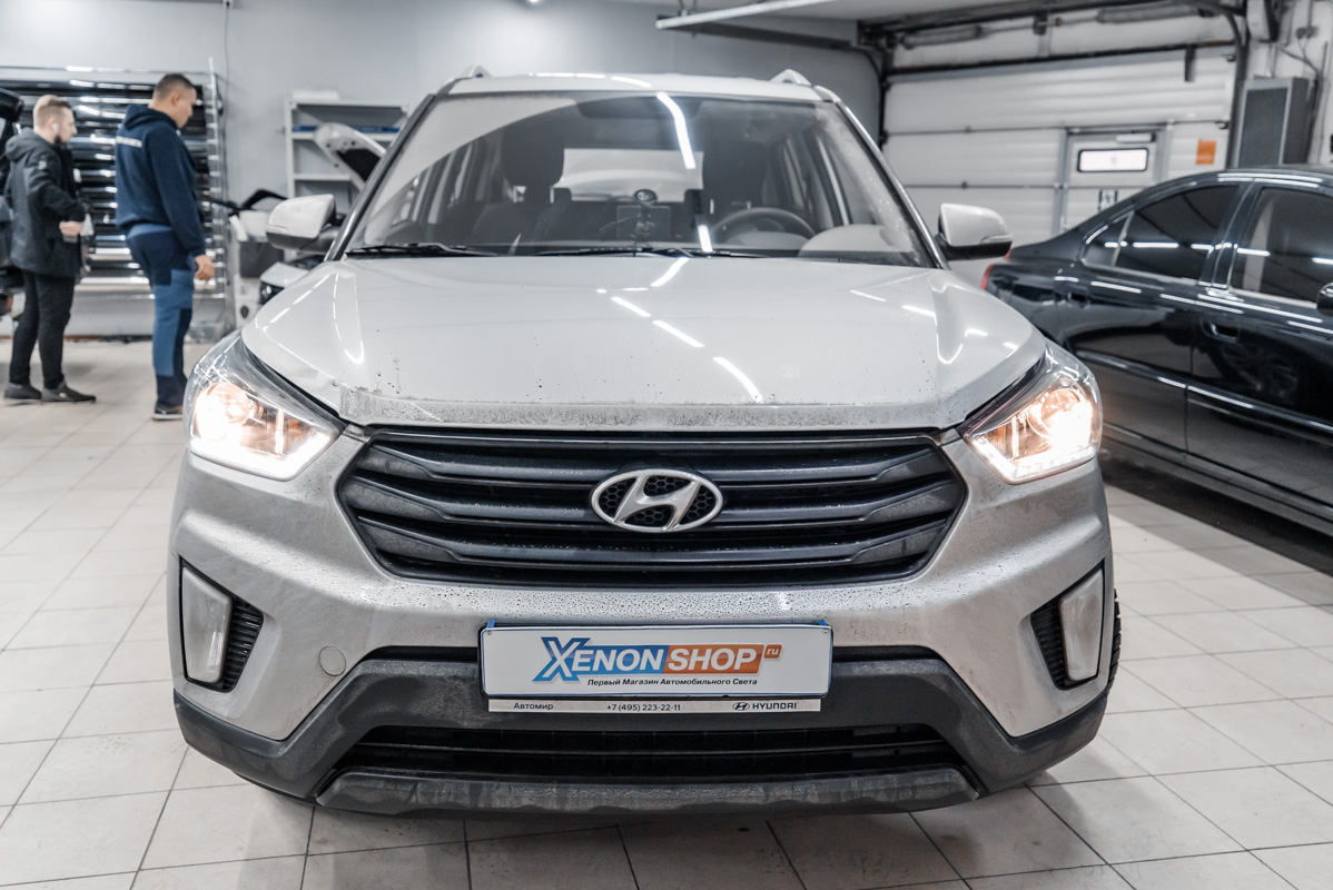 Какие светодиодные лампы подходят для линзовых фар hyundai creta и автомобильных ламп для рестайлинга hyundai creta 1 поколения [2020-2021] (подтяжка лица hyundai creta 1 поколения)