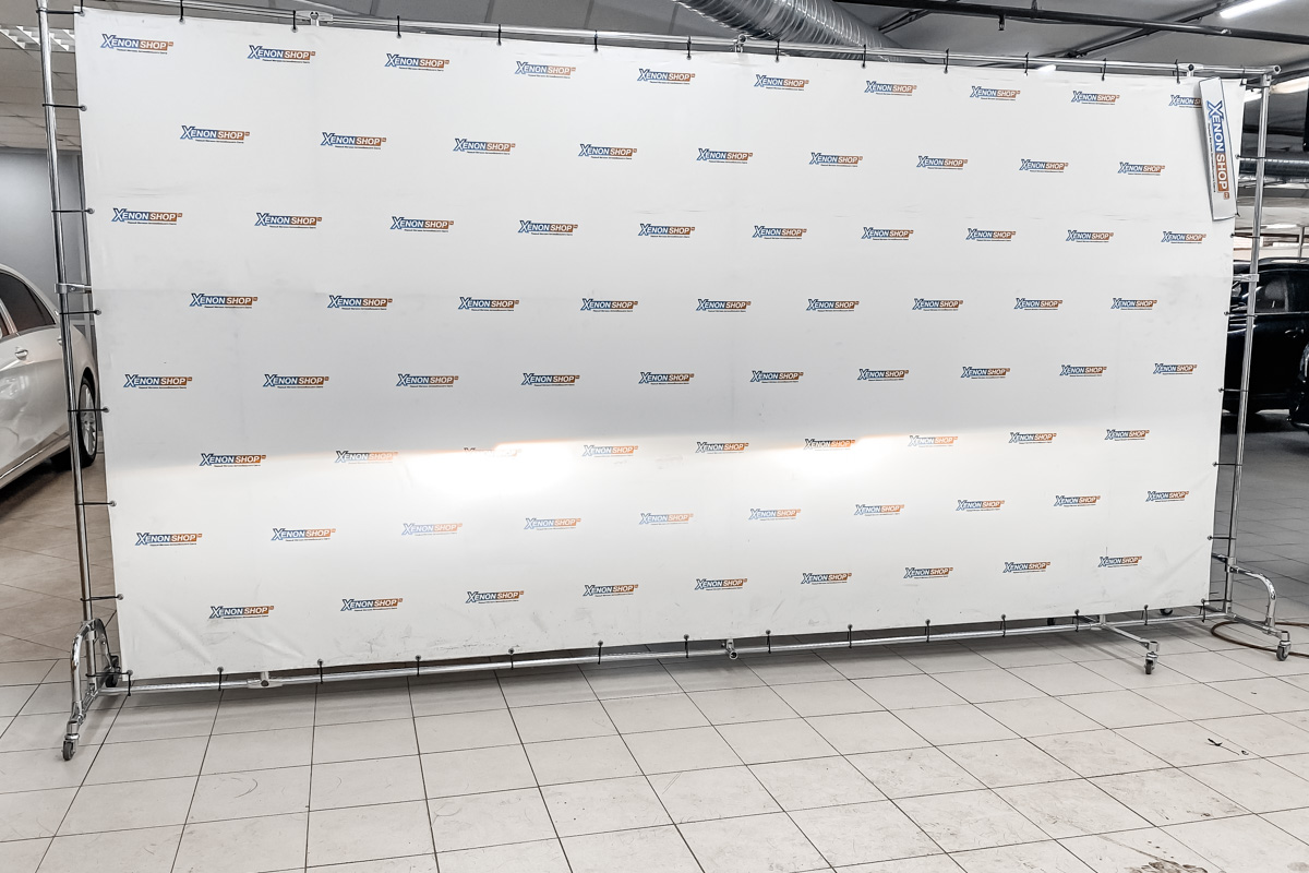 Итоговая светотеневая граница и вид автомобиля после работы.