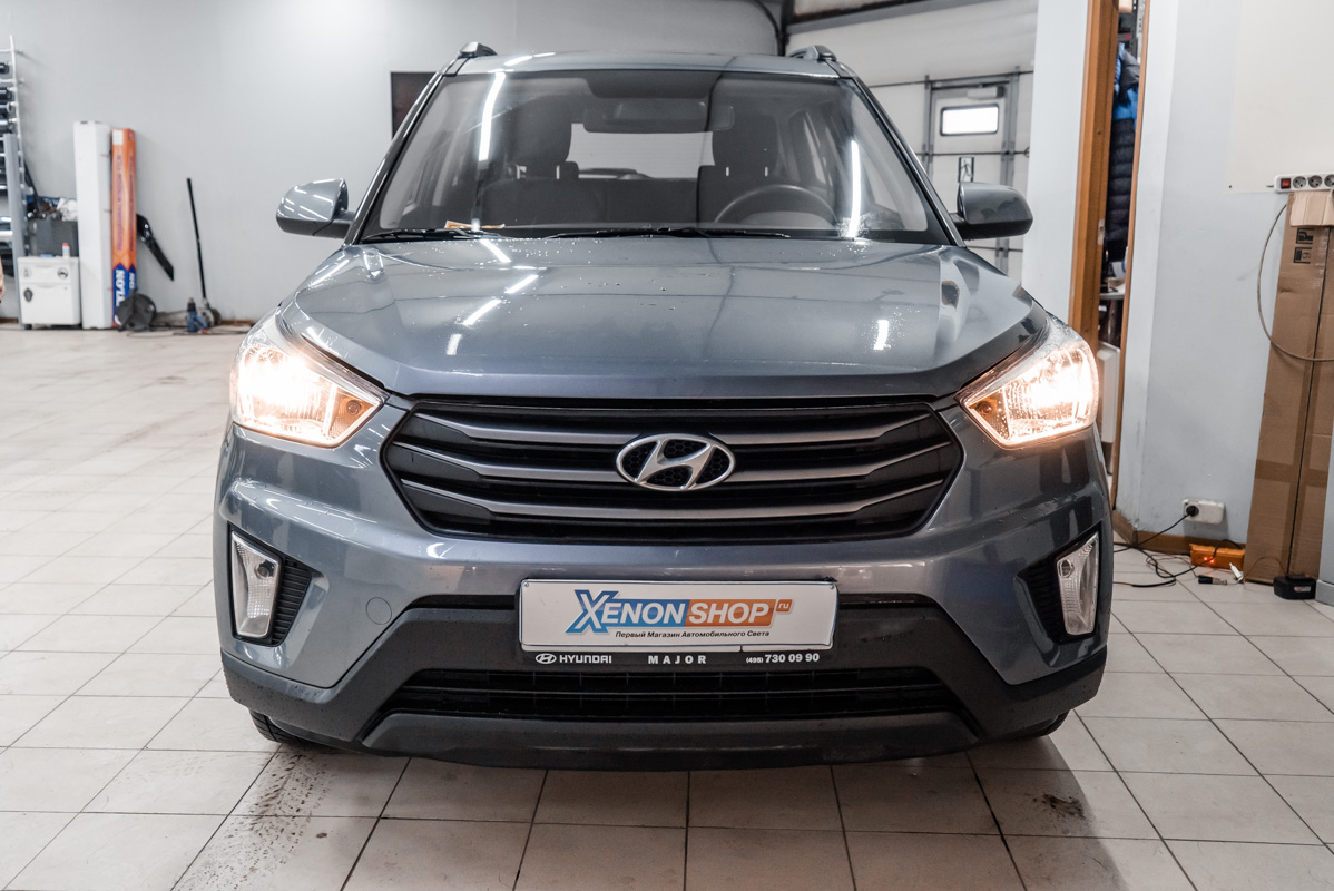 Какие светодиодные лампы подходят для линзовых фар hyundai creta и автомобильных ламп для рестайлинга hyundai creta 1 поколения [2020-2021] (подтяжка лица hyundai creta 1 поколения)