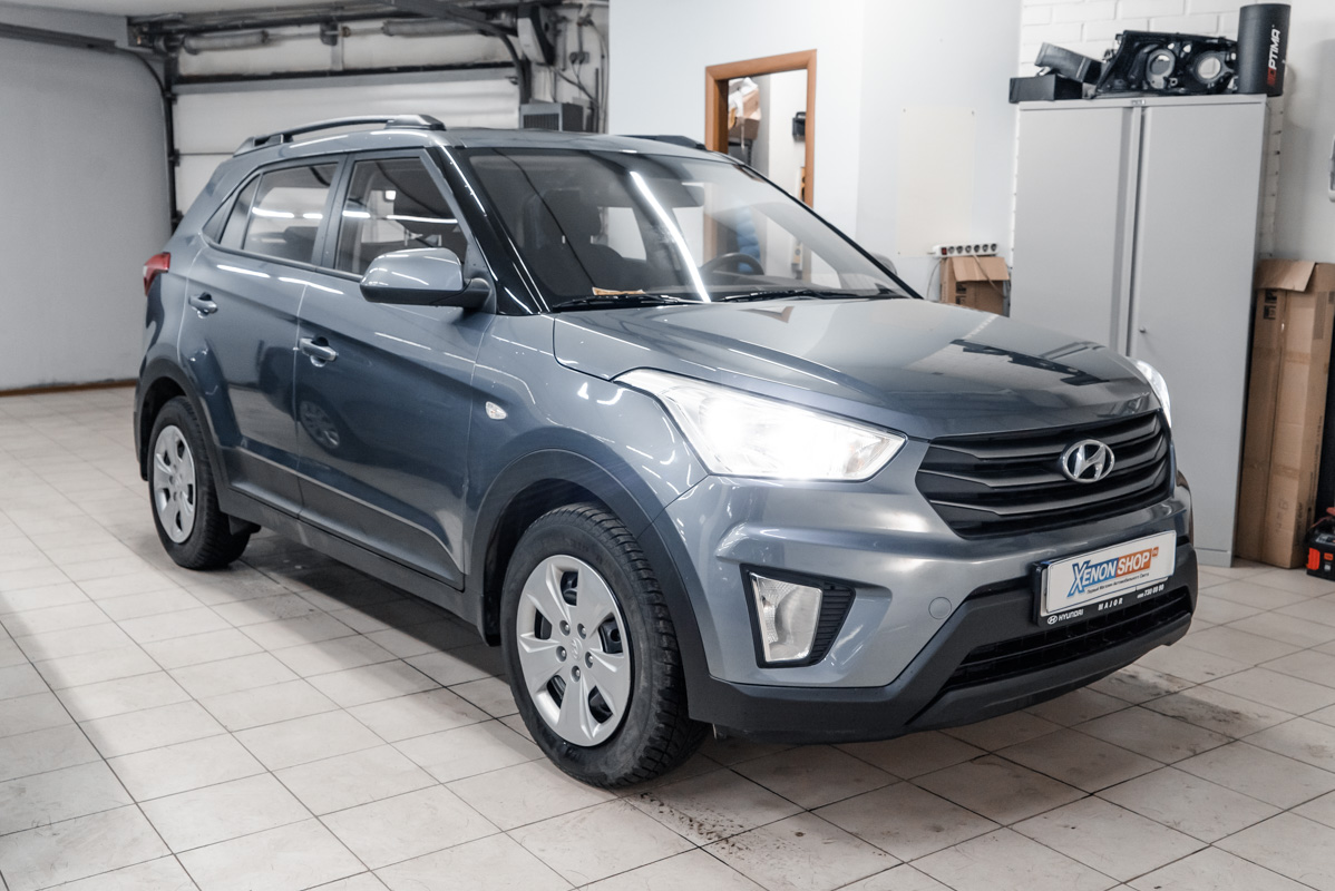 Какие светодиодные лампы подходят для линзовых фар hyundai creta и автомобильных ламп для рестайлинга hyundai creta 1 поколения [2020-2021] (подтяжка лица hyundai creta 1 поколения)