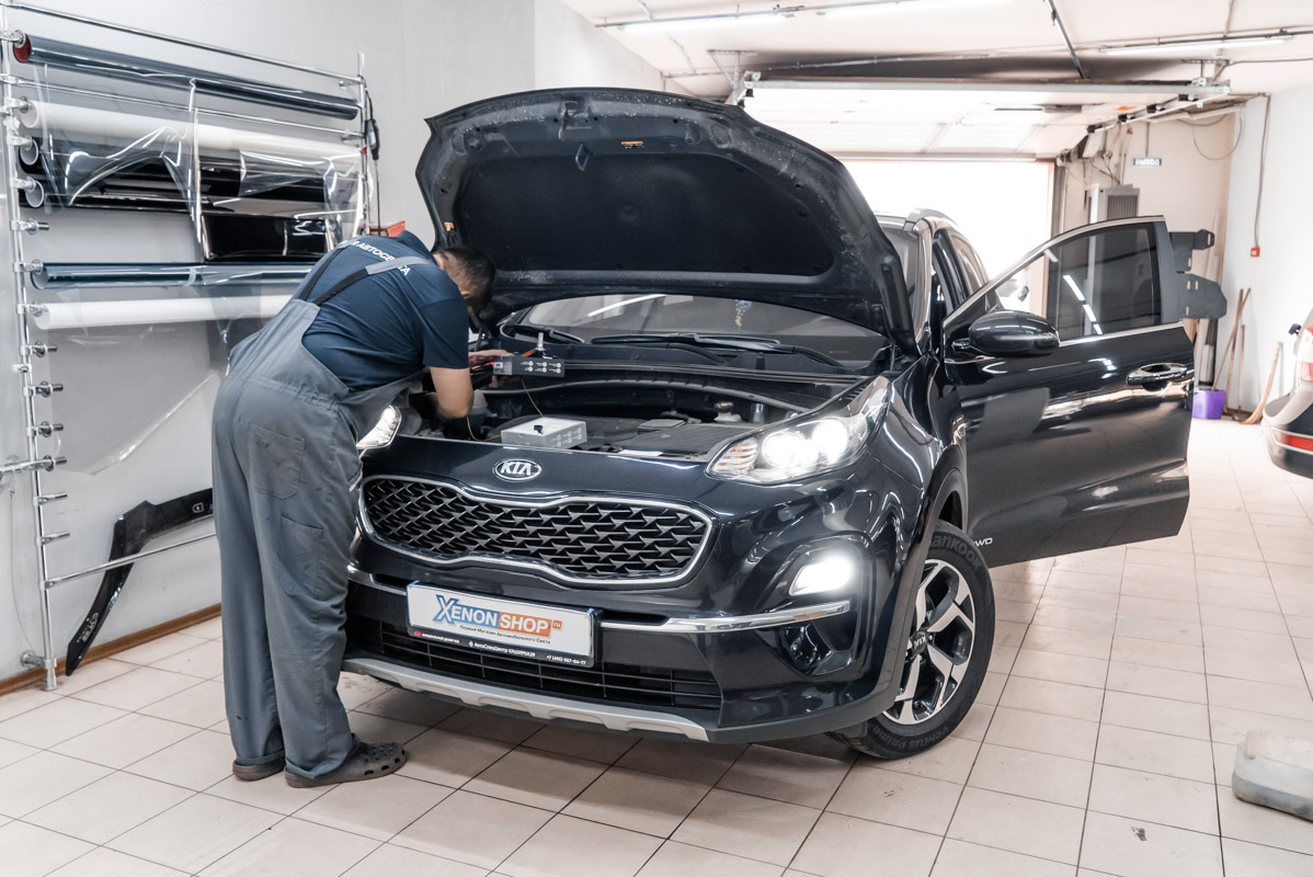 Как менять led лампы на kia sportage 4 2021 ql 2021