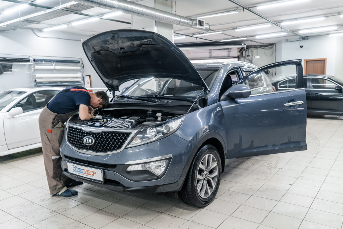 Как менять led лампы на kia sportage 4 2021 ql 2021