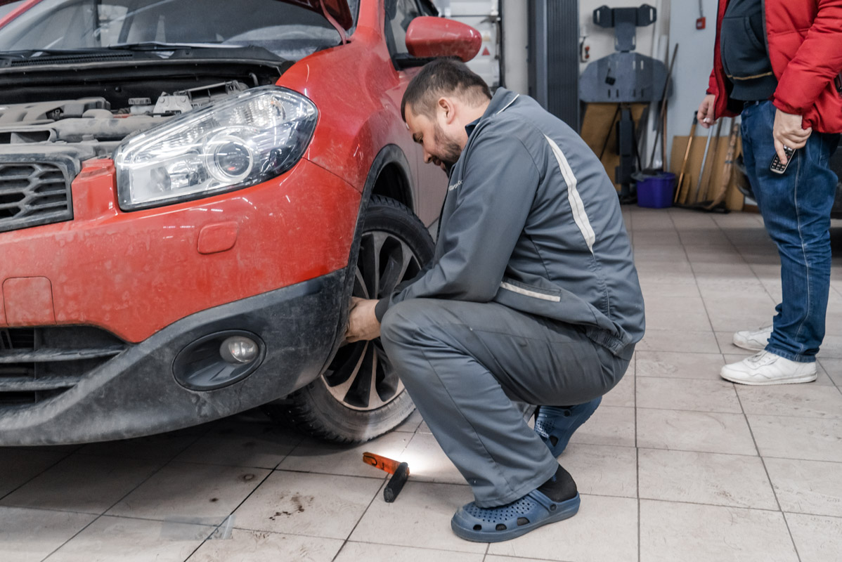 Установка светодиодов в ближний свет и габариты Nissan Qashqai J11