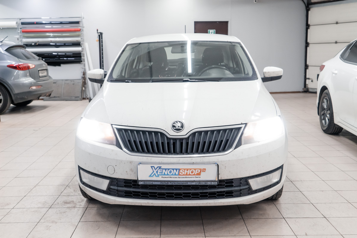 Skoda rapid лампочки