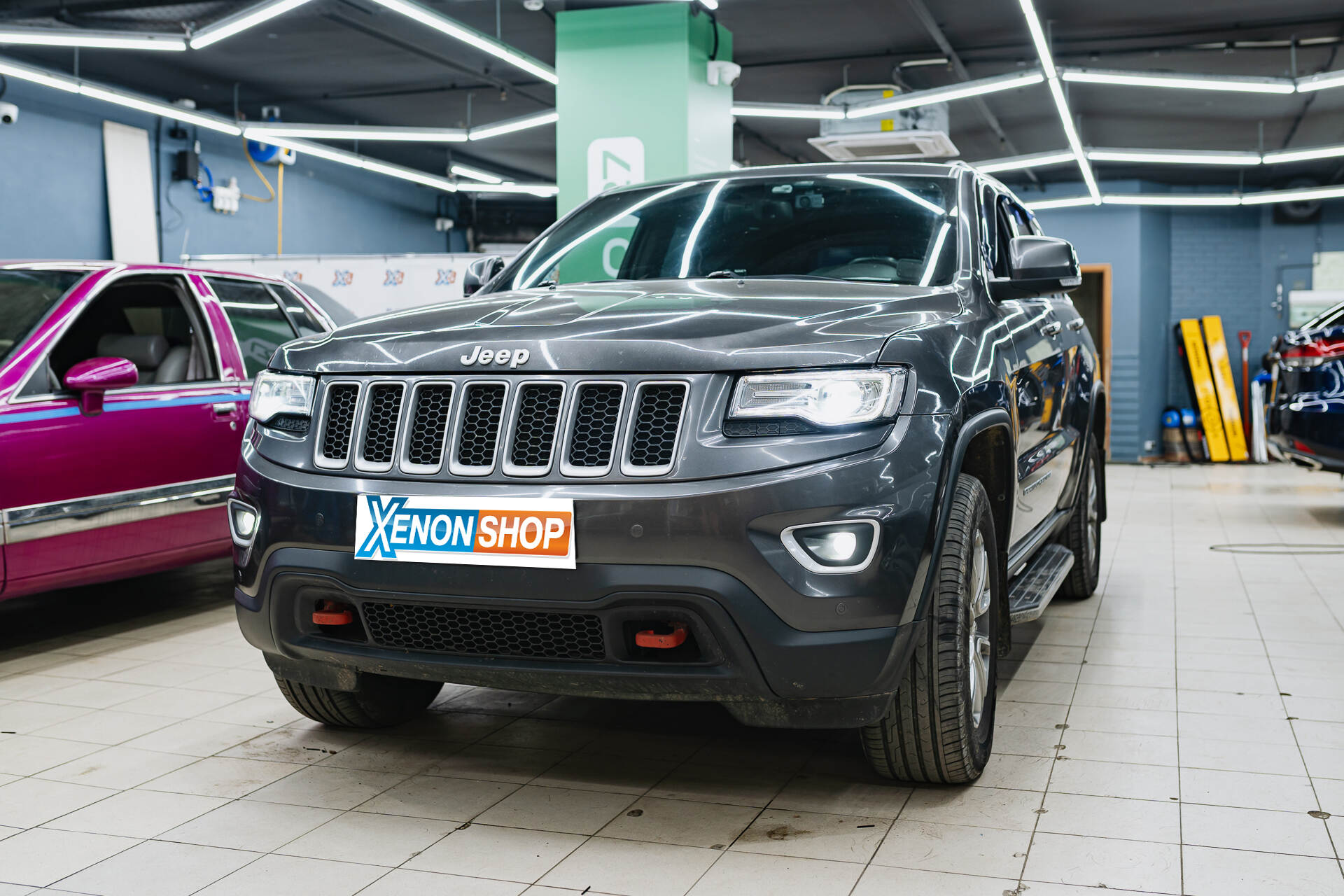 Вид автомобиля после работы.